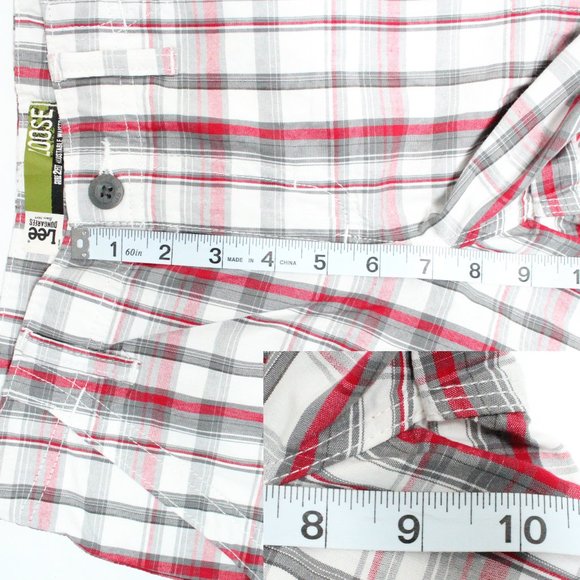 Boy's Lee Dungarees Loose Plaid Cargo Shorts - Picture 8 of 12